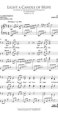 Light a Candle of Hope (SATB)