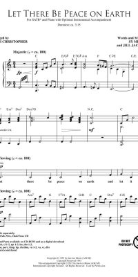 Let There Be Peace on Earth (SATB)