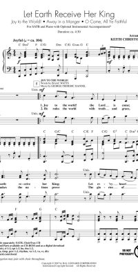 Let Earth Receive Her King (SATB)