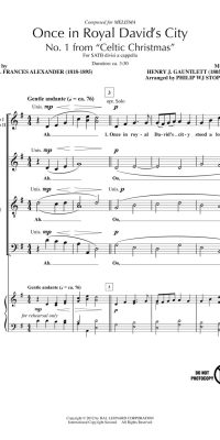 Philip Stopford: Once in Royal David's City (SATB)