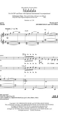 FaLaLaLaLa (SATB)
