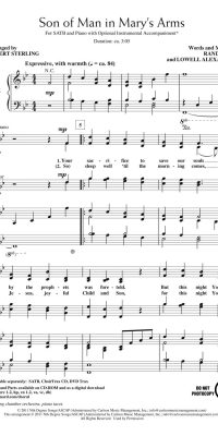 Son of Man in Mary's Arms (SATB)