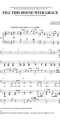 Fill This House With Grace (SATB)
