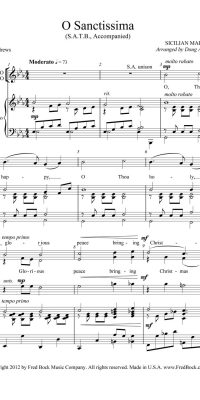 O Nctissima (SATB)