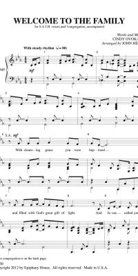 Welcome To The Family (SATB)