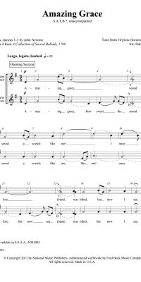 Amazing Grace (SATB)