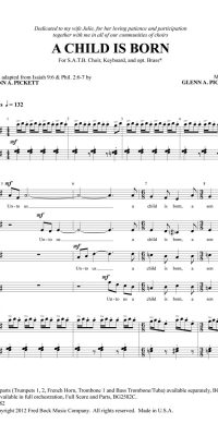 A Child Is Born (SATB)