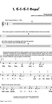 E-I-E-I Oops! Musical