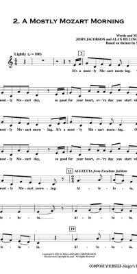 Compose Yourself A Musical For Young Voices