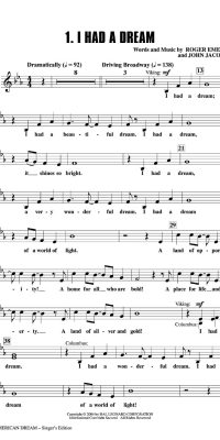 The American Dream(A Musical Celebration of America's Early Heritage)