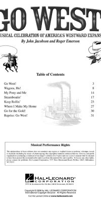 Go West!(A Musical Celebration of America's Westward Expansion)