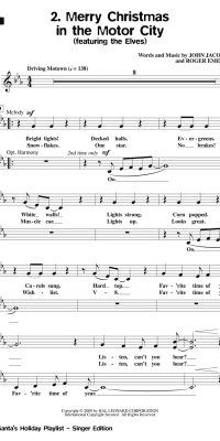Santa's Holiday Playlist(A Musical For Young Voices)