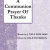 A Communion Prayer of Thanks