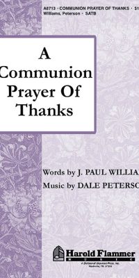 A Communion Prayer of Thanks