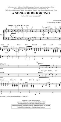 A Song ofuerejoicing