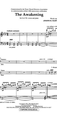Jsoeph M. Martin: The Awakening (SATB)