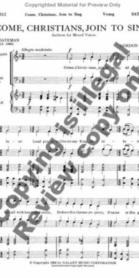 Come, Christians, Join to Sing