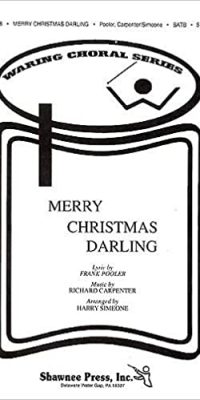 Merry Christmas, Darling (SATB)