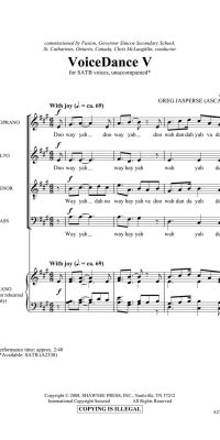 VoiceDance V (SATB)