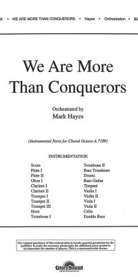 We Are More Than Conquerors (SATB)