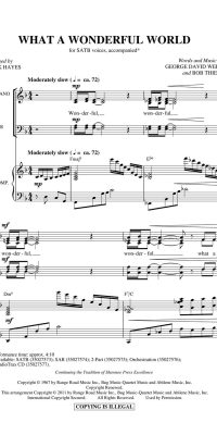 What a wonderful World (SATB)