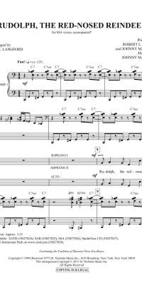 Johnny Marks: Rudolph, the Red-Nosed Reindeer (SSA)