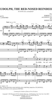 Johnny Marks: Rudolph, the Red-Nosed Reindeer (SATB)
