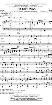 RiverSongs (SATB)