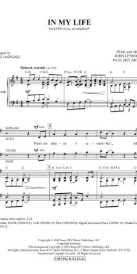 The Beatles: In My Life (SATB)