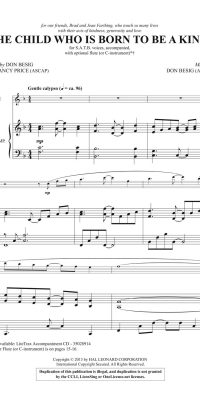 The Child Who Is Born to Be a King (SATB)