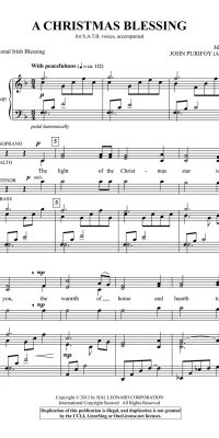 A Christmas Blessing (SATB)