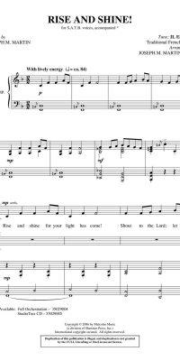 Rise and Shine! (SATB)