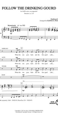 Follow the Drinking Gourd (SATB)