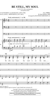 Be Still, My Soul (SATB)