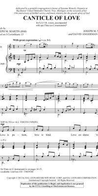 Canticle of Love (SATB)