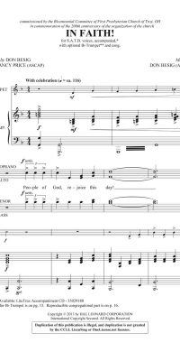 In Faith! (SATB)
