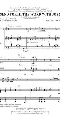 Send fuerth the Word with Joy! (SATB)
