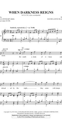 When Darkness Reigns (SATB)