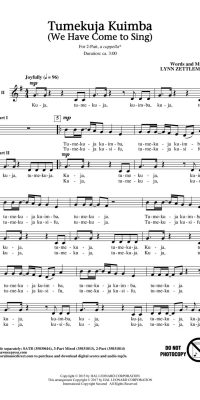 Tumekuja Kuimba (we Have Come To Sing!)