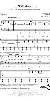 Elton John: I'm Still Standing (SATB)