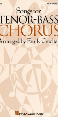 Songs fuer Tenor-Bass Chorus Collection