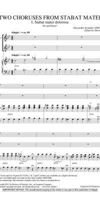 Two Choruses from Stabat Mater