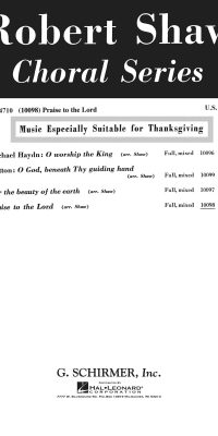 Stralsund Gesangbuch: Praise to the Lord