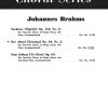 J Brahms: Der Abend Op64 No2 Evening