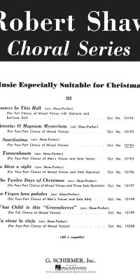 Traditional: O Sanctissima
