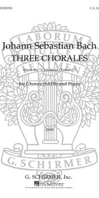 Bach J S: 3 Chorales from Christmas Oratorio