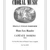 Hans Leo Hassler: Cantate Domino Motet