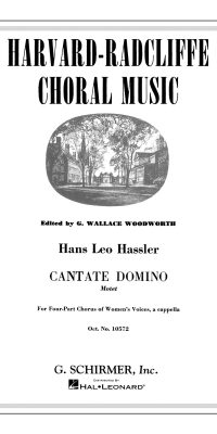 Hans Leo Hassler: Cantate Domino Motet