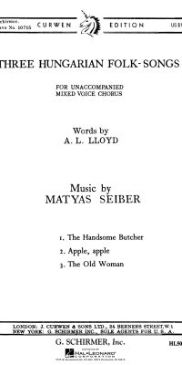 Matyas Seiber: Three Hungarian Folk Songs