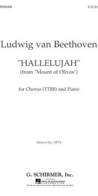 Beethoven: Hallelujah From Mount Of Olives Piano